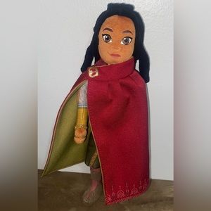 Disney Raya & The Last Dragon 11” stuffed plush doll With Removable Cap NWOT